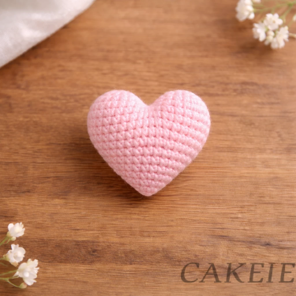 Crochet Love Heart Pocket Gift